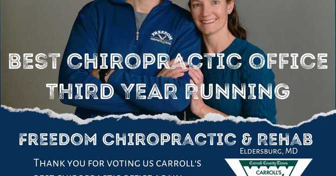 Carroll County's Best Chiropractic Office for the third consecutive time! image