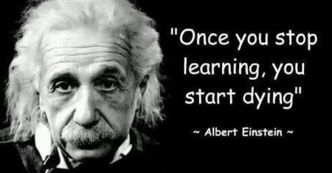 You should never stop learning! image
